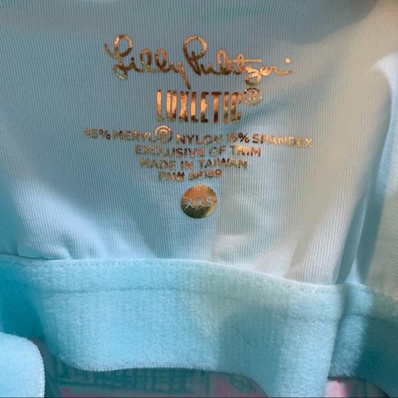 Lilly Pulitzer Avida Tennis Tank Perfect Match XXS - Picture 5 of 5